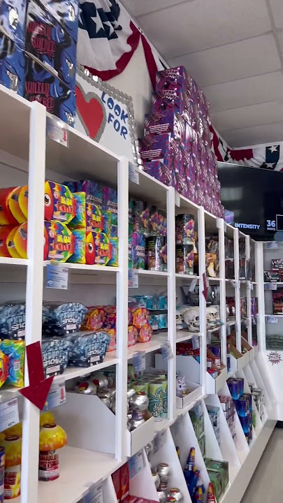 Fireworks Supermarket 🎇 #fireworks #rocketlauncher #rocket #fountainshow #allkindoffireworks