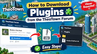 How to Download TheoTown Plugins from the Forum 📥 | Easy Tutorial
