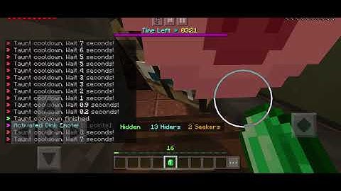 [MCPE]Hide and Seek how to ?get 100points&most hidden time