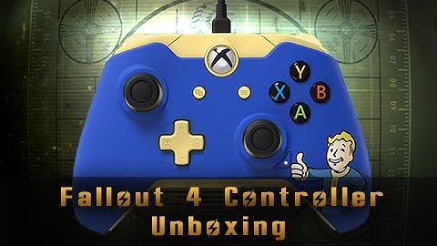 Fallout 4 "Special Edition" Xbox One Controller - Unboxing