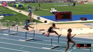 2018 AAU Junior Olympics 200mh 13yo girls All Heats