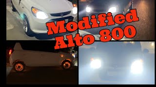 Alto 800 Modified l 14 inch Alloy wheel l 1300 Watt Jbl basstube l carintro #alto800