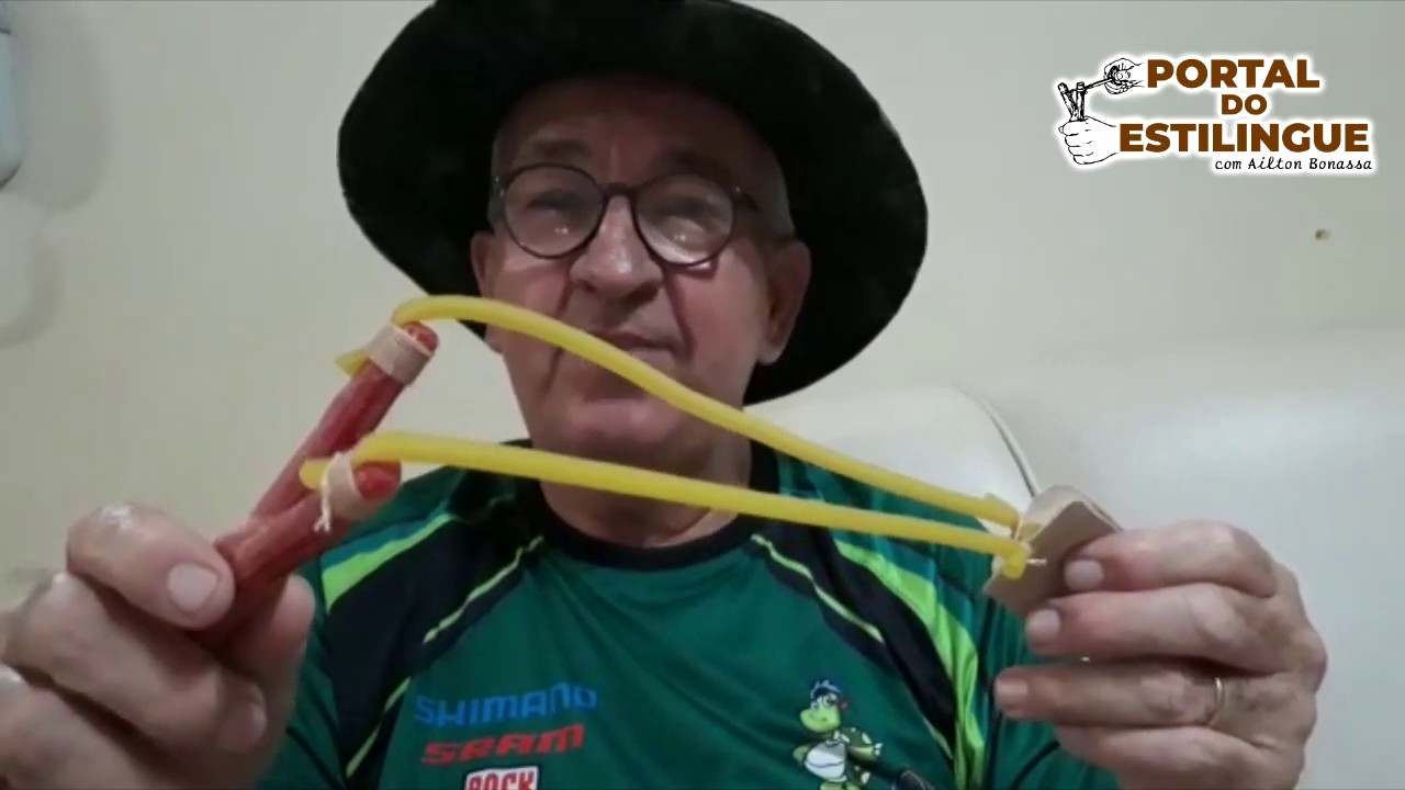 Vídeo 3 - MALHA PARA ESTILINGUE E COMO AMARRAR O GAROTE NA FORQUILHA - PORTAL DO ESTILINGUE