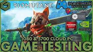 Biomutant - 5700XT & GTX 1080 Cloud PC from Maximum Settings using Open-Stream & Moonlight