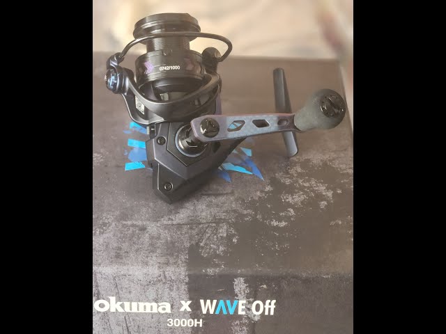 Okuma's new limited edition Wave Off reel. 