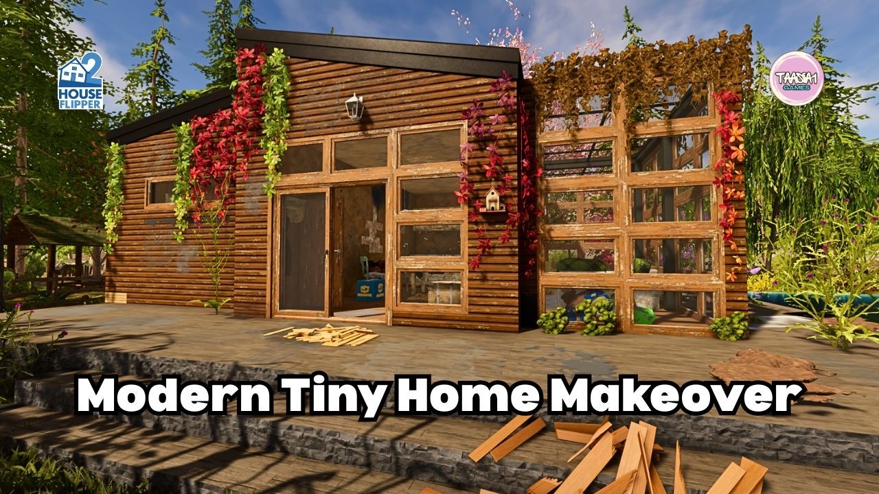 House Flipper 2 | Modern Tiny Home Makeover | Community content |  No Commentary