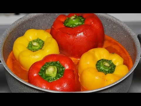 طرز تهیه دلمه فلفل دلمه ای خوشمزه     