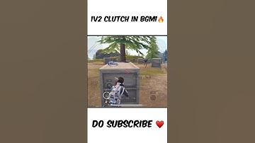 1V2 Clutch in Bgmi🔥#shorts #ytshorts #youtubeshorts