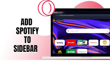 HOW TO ADD SPOTIFY TO SIDEBAR ON OPERA GX