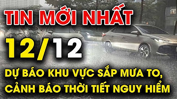 🔥 TIN LŨ MỚI NHẤT 12/12: Dự báo khu vực sắp mưa to, cảnh báo thời tiết nguy hiểm