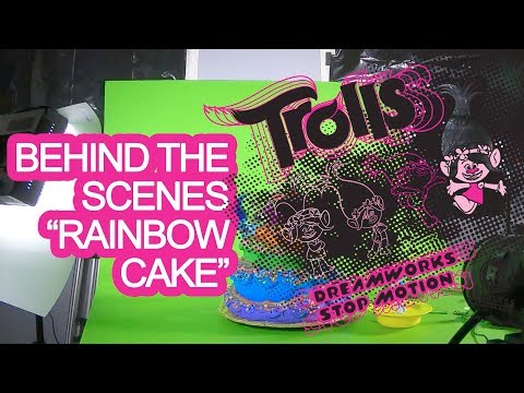 DreamWorks Trolls Toymotion: Behind The Scenes - Rainbow Cake Party