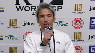 【試合後インタビュー】佐々木大蔵 22.9.11横浜 K-1 WORLD GP 2022 JAPAN～よこはまつり～