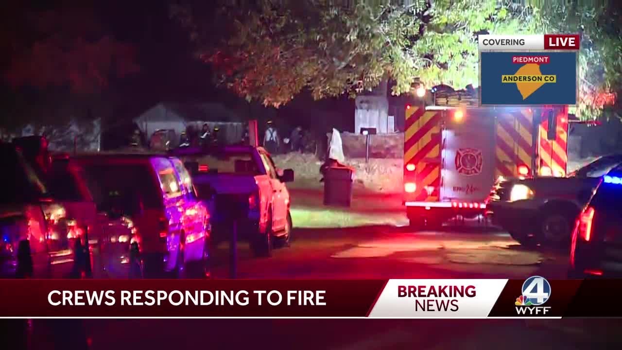Anderson County crews responding to structure fire - YouTube