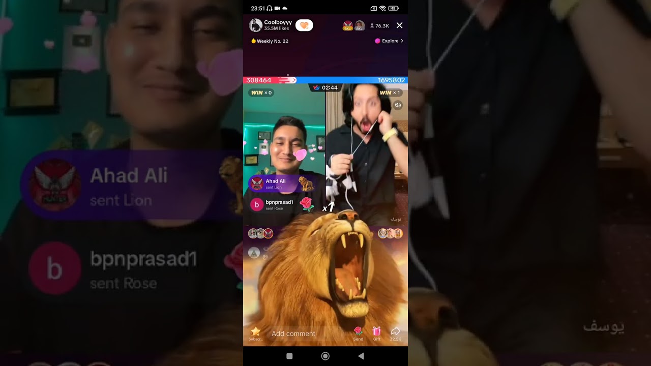 yousif vs cool boy big battle on tiktok😉 who win??? full match.....