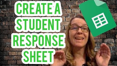 Creating a Response Answer Sheet