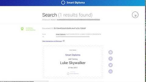 SmartDiploma – How to verify document