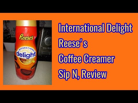 International Delight Reese's Coffee Creamer Sip N, Review - YouTube