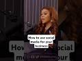 How to use social media for your business #podcast #interview #business #growth
