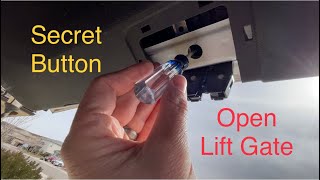 Lift Gate won’t open: How to manually open the lift gate Yukon, Tahoe, Suburban, Escalade, GM, Chevy
