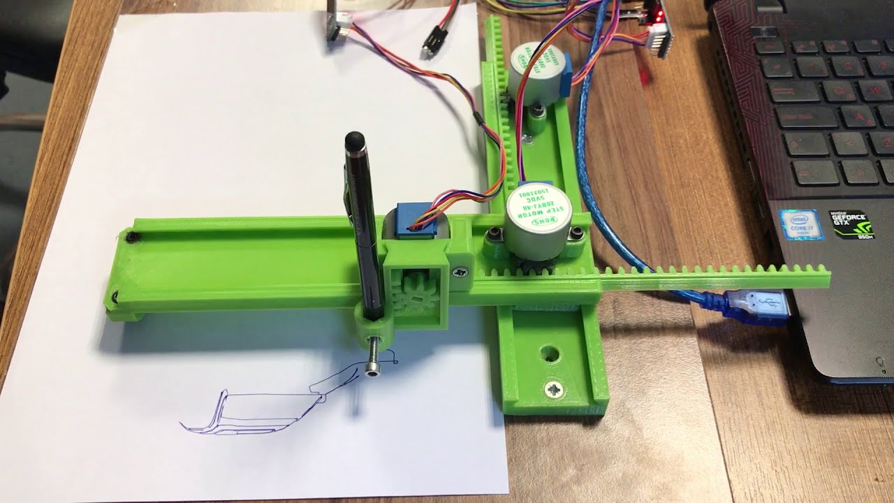 Mini Plotter - YouTube
