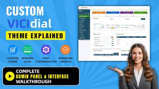 Custom VICIdial Theme Explained | Complete Admin Panel &amp; Interface Walkthrough | KingAsterisk