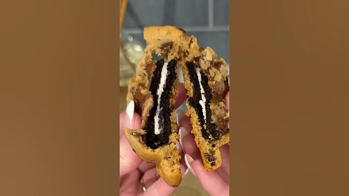 viral oreo stuffed cookies recipe 🍪 #shorts #easydessert #easyrecipe #oreo #viralrecipe #cookies