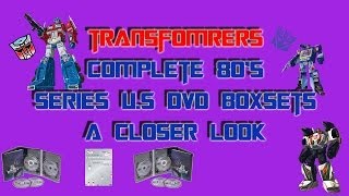 Transformers Complete Dvd Collection Seasons 1 - 4, 30 Years Of Transformers A Closer Look.