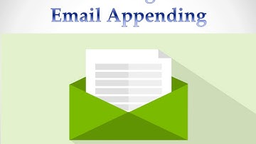 Working Of Email Appending - Email Append Services
