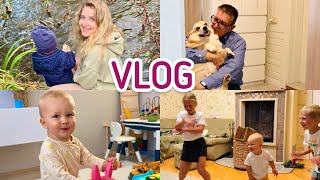 картинка: Торт на др не вышел😬 КАК СОБАКИ ВЗАИМОДЕЙСТВУЮТ С РЕБЕНКОМ! Семейный VLOG🌸