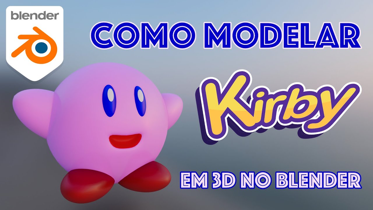 Como modelar o Kirby no Blender