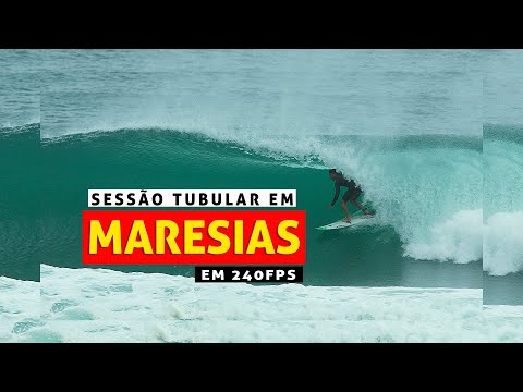 SURF - Sessão Tubular em Maresias - slow 240fps