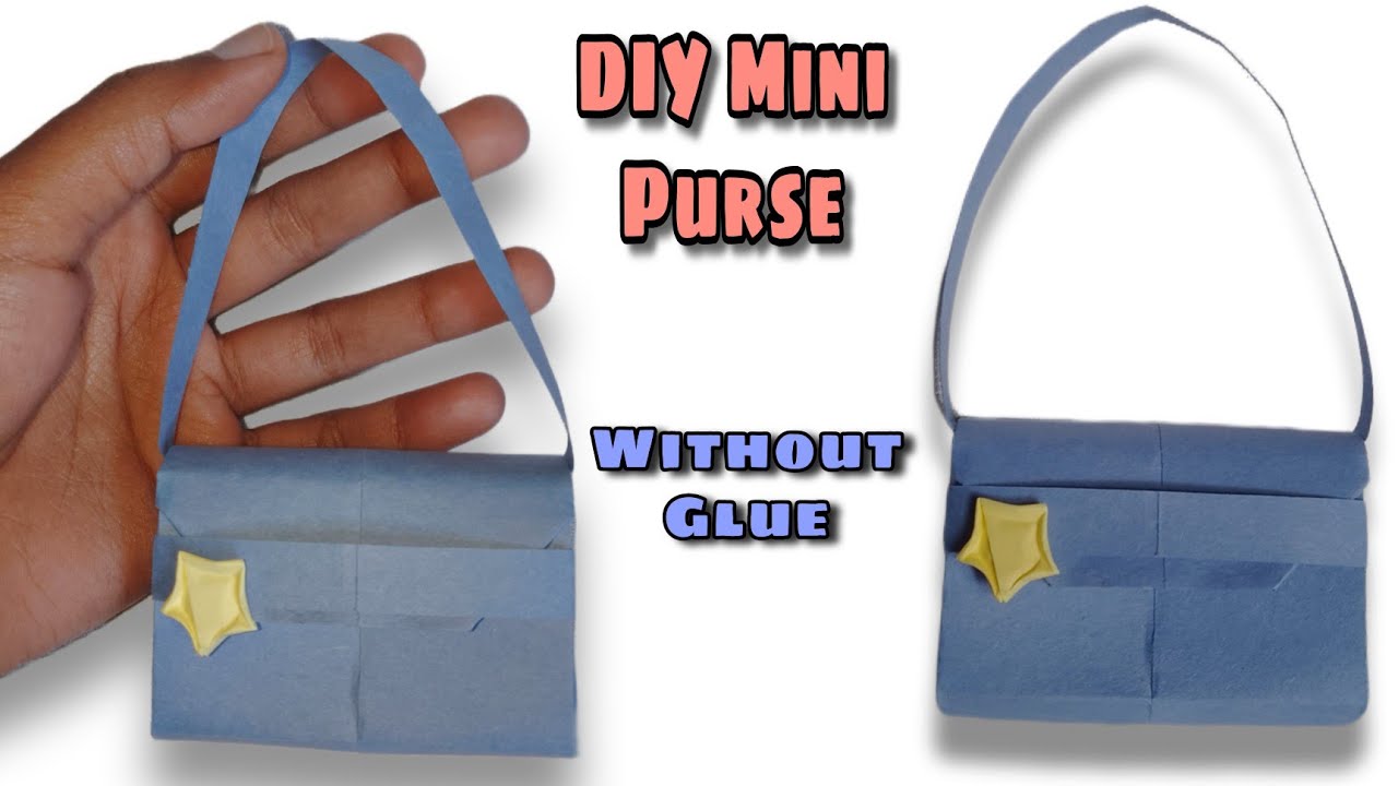 How to Make Bag with Color Paper | DIY - Paper Bag Tutorial | Handbag  making easy instruction-crafts - YouTube