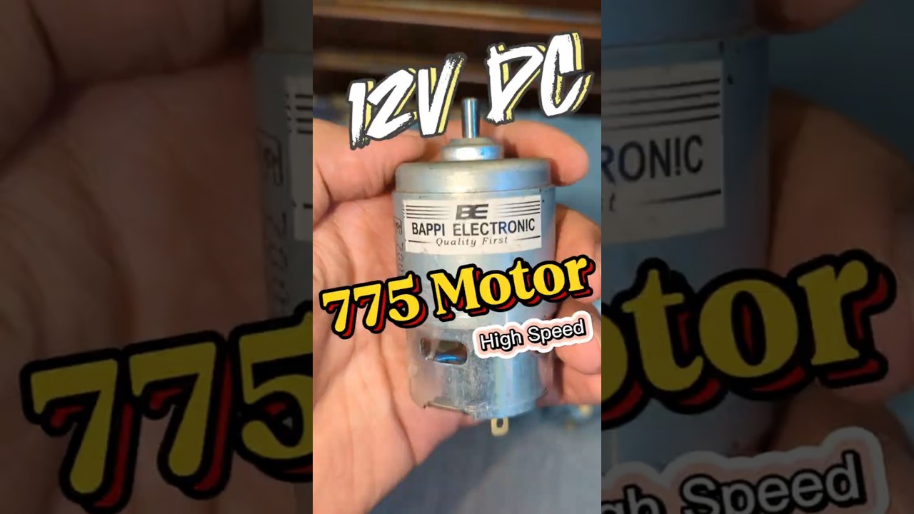 🔥 775 DC Motor 12V – High Torque & High Speed 
