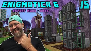 Lets Play Enigmatica 6 Expert EP 15 - Pneumaticcraft Oil Refinery to Plastic Setup! LPG to Sheets!