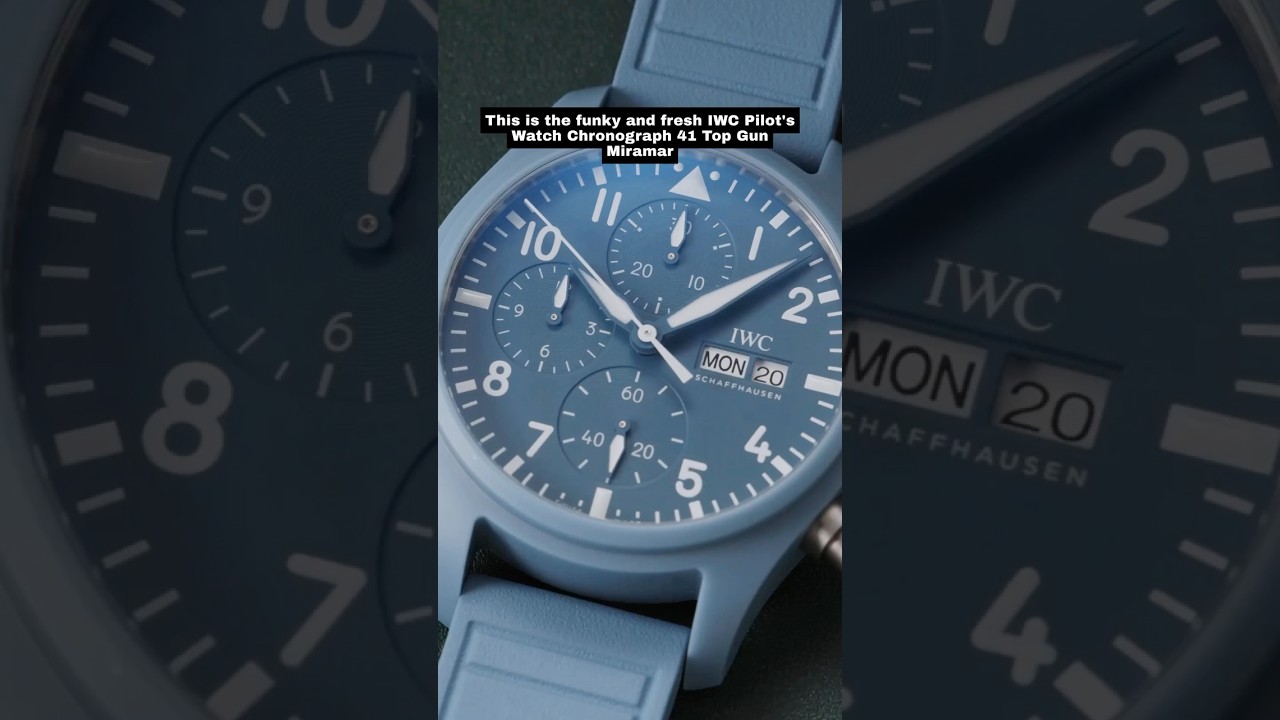 A FRESH Take On The Pilot’s Watch… Meet IWC’s TOP GUN Miramar