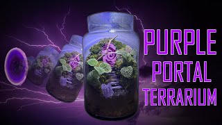 How I Created a Purple Portal Terrarium