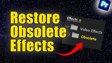 Restore Obsolete Effects In Premiere Pro 2025 | Tutorial