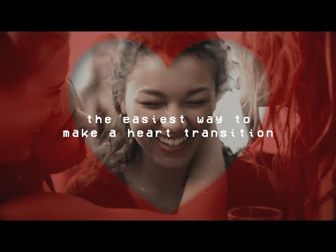after effects – easy heart transition tutorial (without masking!)