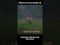 What’s he even doing? 🤨 #giveaway #Runescapedragonwilds #pcgaming