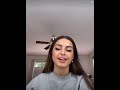 Addison Rae singing in her livestream