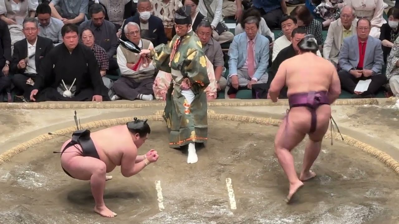 Matiです。二子山部屋 2点 速報❗️二子山部屋 狼雅vs明生【大相撲令和7年5月場所】13日目