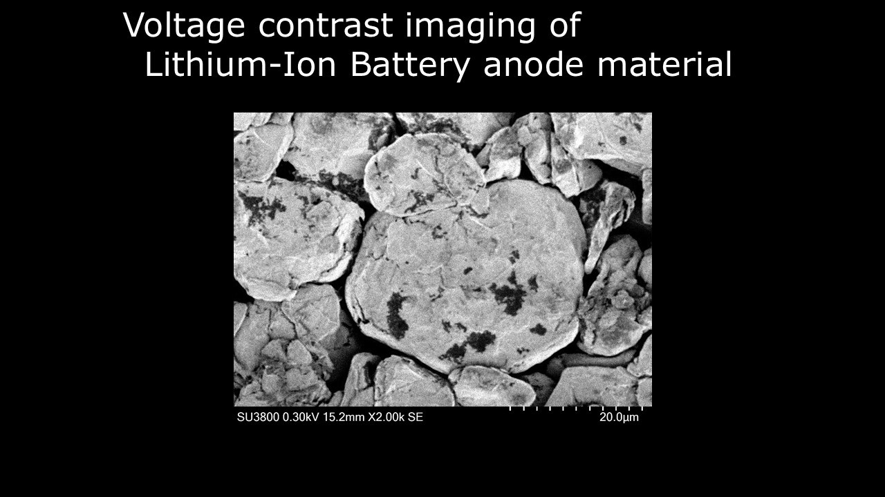 [Materials] Voltage contrast imaging of Lithium-Ion Battery anode material