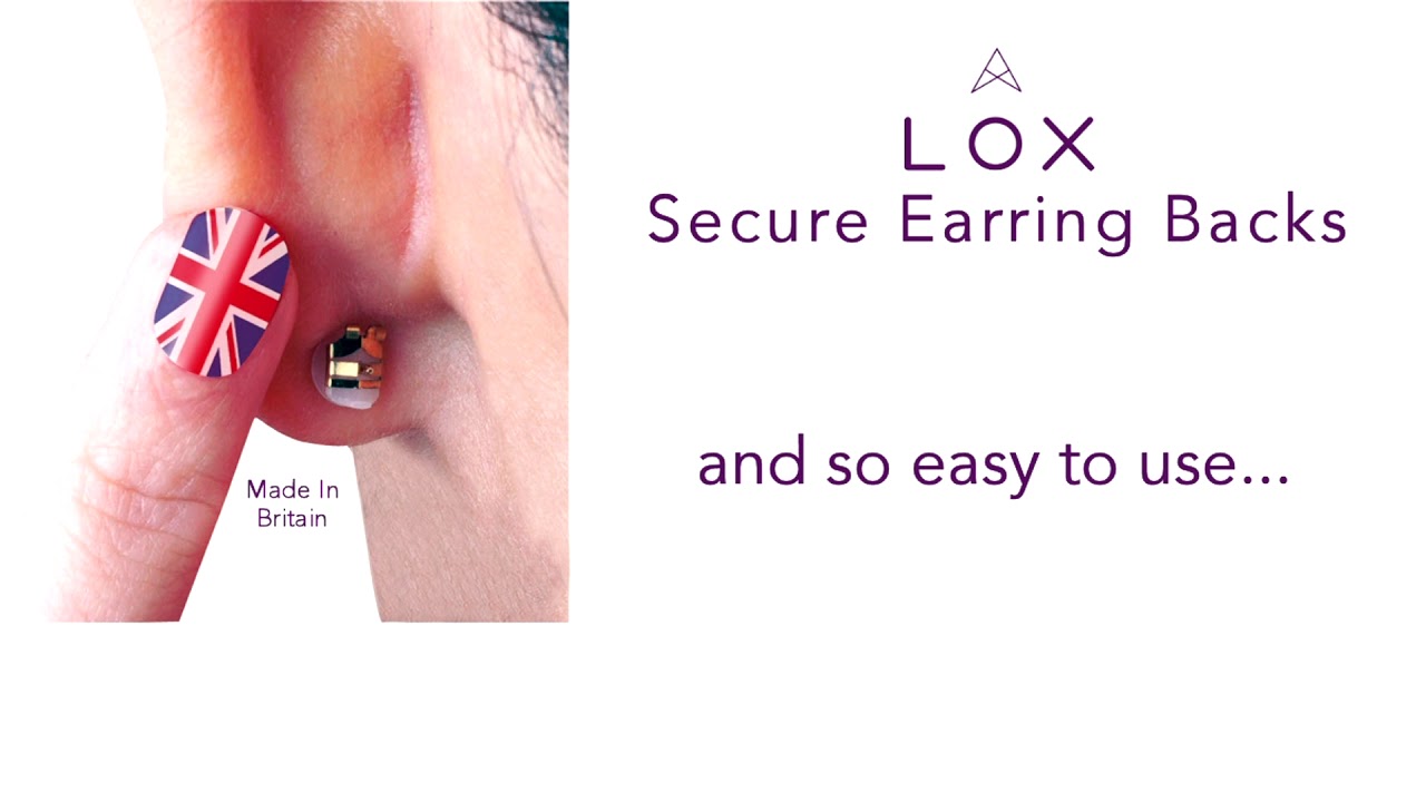 LOX Silver Earrings Backs - Secure, Locking and Lifting