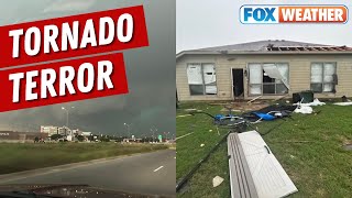 Texas Family Gets Caught In Tornado On Drive Home, Finds House Destroyed After Storm Passes