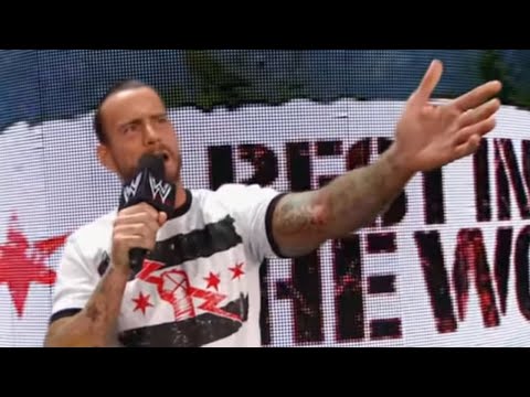 CM Punk interrupts