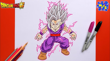 How to Draw Draw Beast Gohan || Step-by-Step Tutorial