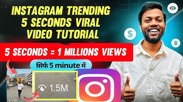 Instagram 5 Seconds Viral Reel tutorial || Instagram Trending Reels editing || Instagram reels viral
