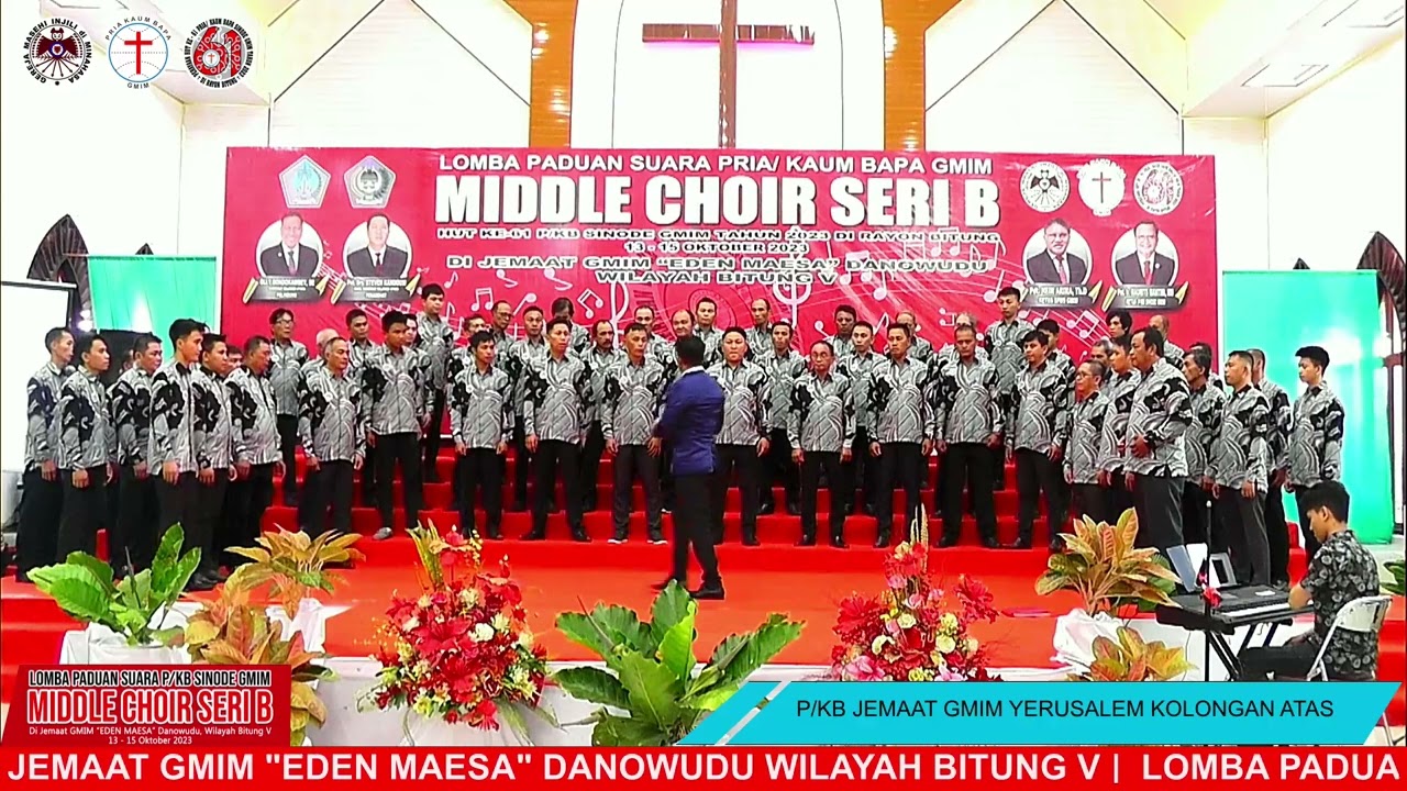 Paduan Suara PKB GMIM Jerusalem Kolongan Atas.wil,sonder||Mars Kaum Bapa Gereja & My HeavenlyFather