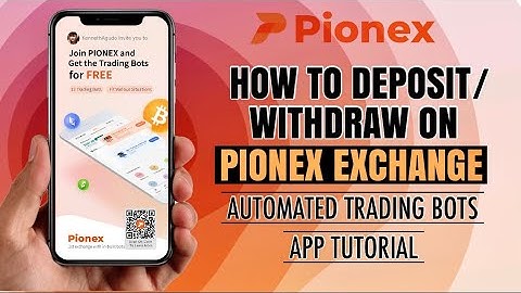 How to DEPOSIT or WITHDRAW on PIONEX | Exchange w/ In-built Crypto Trading Bots | Tutorial