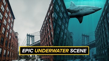 Epic underwater scene in Photoshop - Water effect in Photoshop